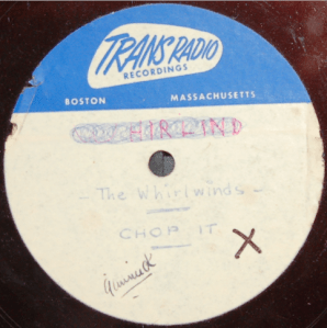 Hap Snow's Whirlwinds - Chop It 1958 Trans Radio demo