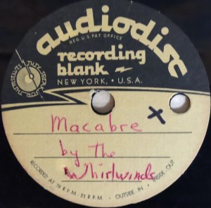 Hap Snow's Whirlwinds - "Macabre" (1958) Audiodisc demo #2