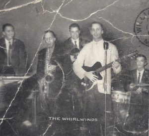The Whirlwinds: Art Bearon, Harry Lewis, Brad Perry, Hap Snow, and Stefano Torossi in 1958