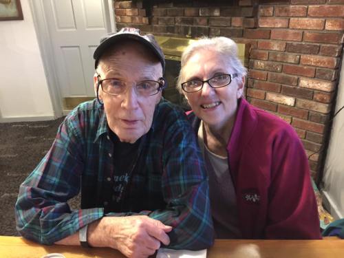 Hap Snow and his wife Linda in May 2016